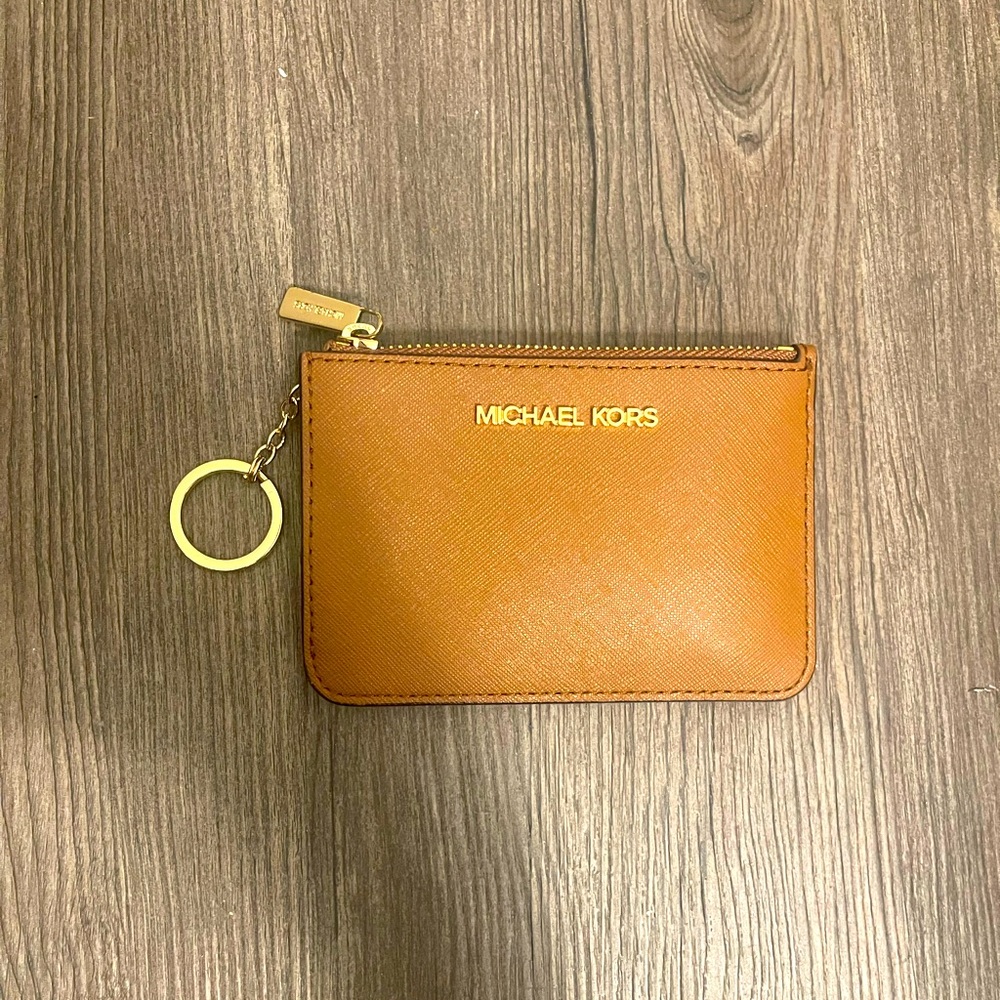 Michael Kors Cognac Card Holder